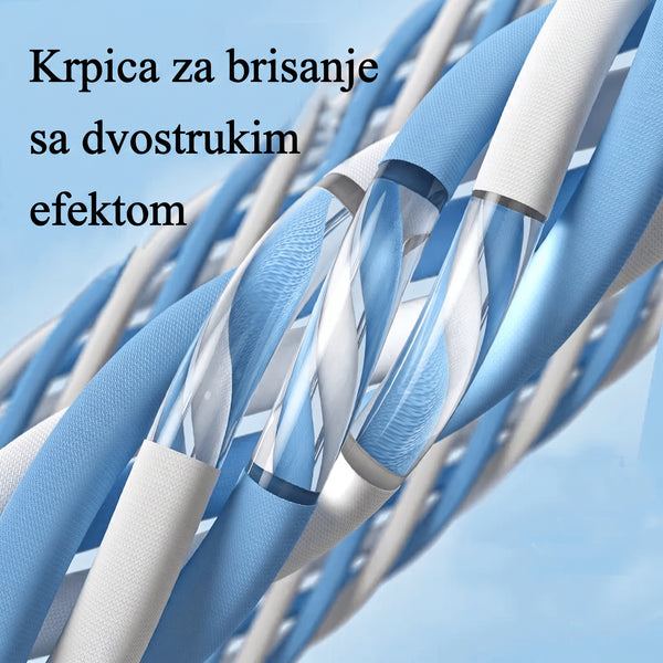 2u1 Čistač za Prozore sa Sprejom + 3 mikrofiber krpe