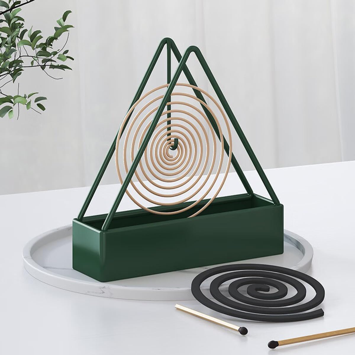 Metalni Trougao Držač za Spirale – Protiv Komaraca Bez Pepela - Vufri Shop