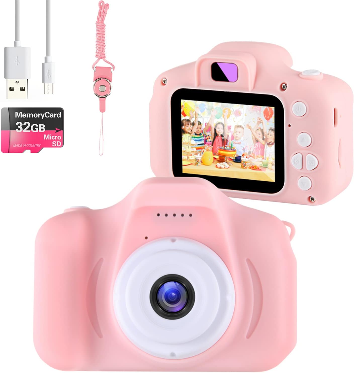 Digitalna kamera za decu + memorijska kartica 32GB (1080p)