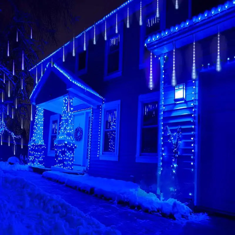 Božićne Meteor Kiša Lampice - 8 Komada