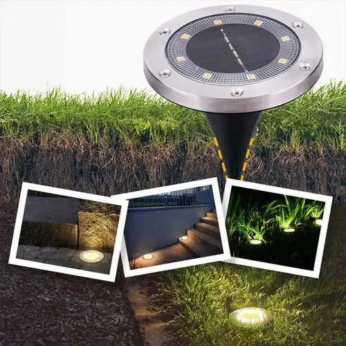 Solarne Disk Led Lampe (4 komada) - Vufri Shop