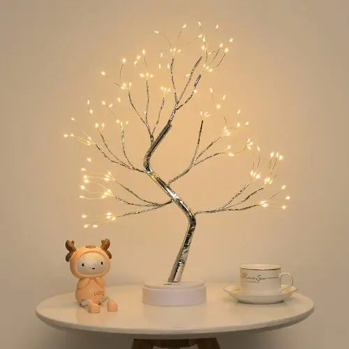 Novogodišnje Bonsai Svetleće Drvo - Vufri Shop