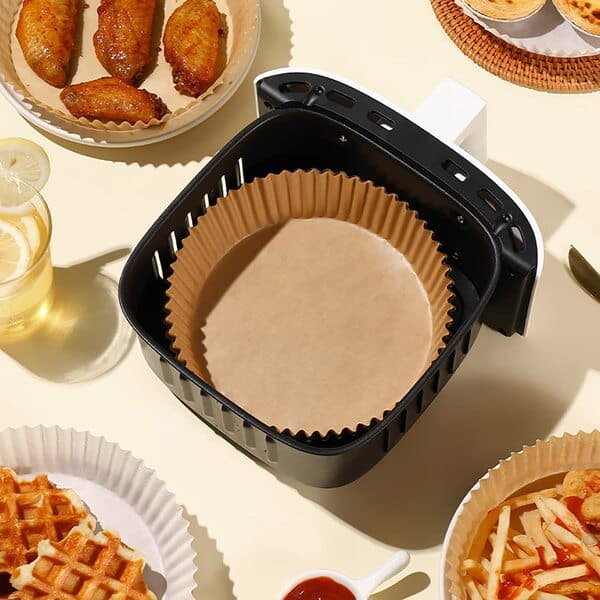 Papir za Pečenje za Air Fryer (50 komada) - Vufri Shop