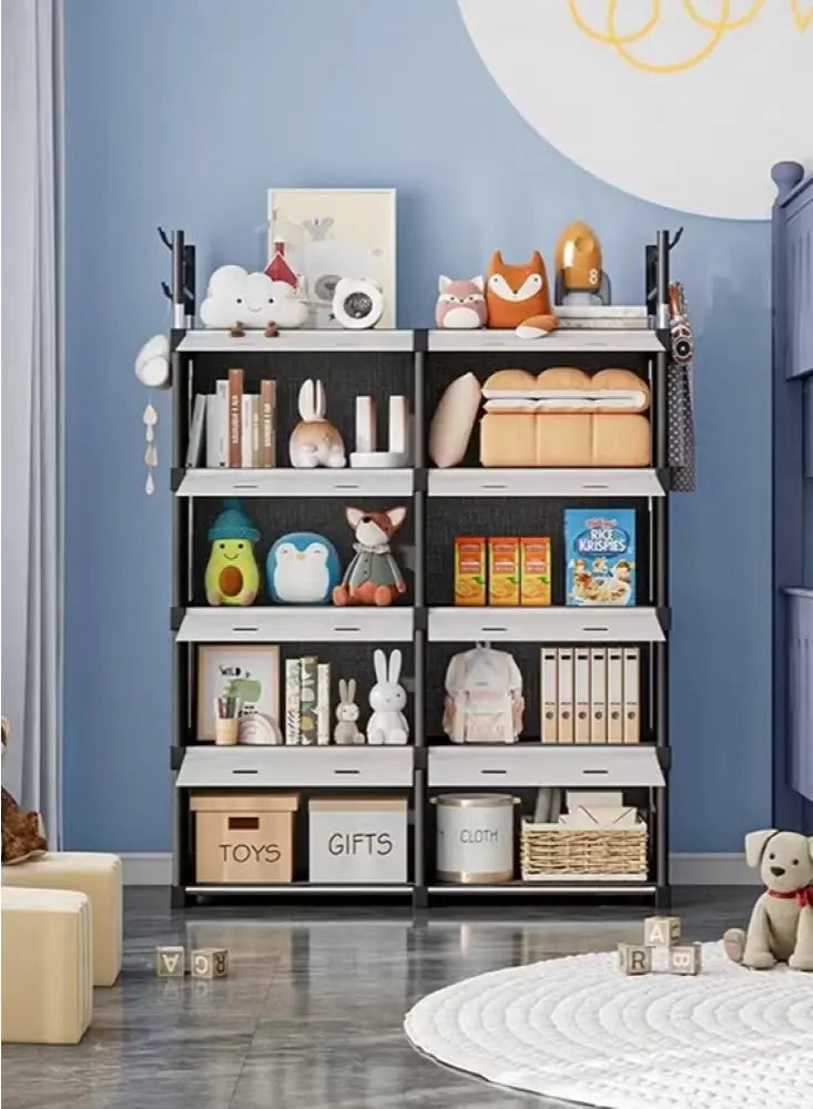 Ormar sa Policama – Lako Sklopiv, Sa Vratima, Idealno za Knjige i Dekor