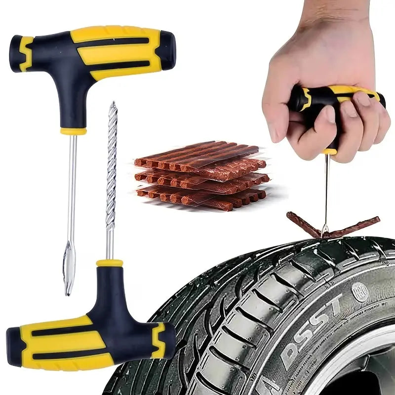 Auto Set za Popravku Guma – Hitna Popravka na Putu (5 Zakrpa) - Vufri Shop