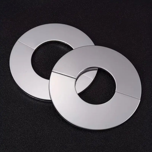 Dekorativni poklopci za rupe oko cevi – inox set - 2 KOM