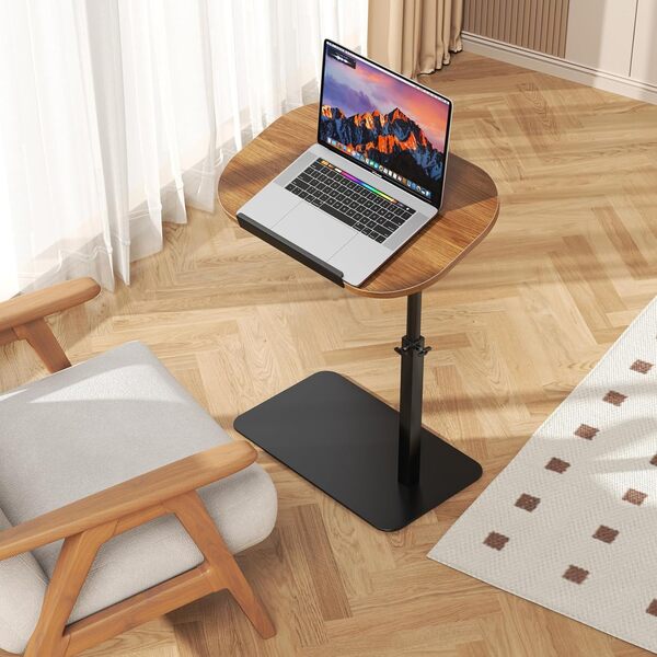 C-Oblik Sto za Laptop i Kafu – Podesiv po Visini - Vufri Shop