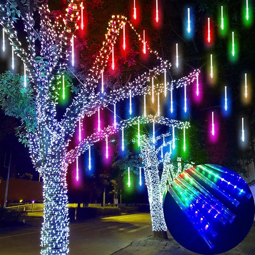 Božićne Meteor Kiša Lampice - 8 Komada