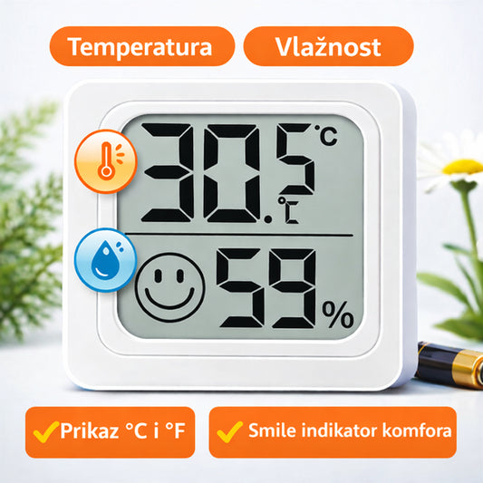 Mini digitalni merač temperature i vlažnosti