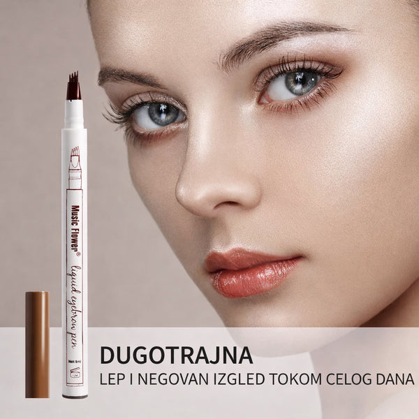 Trajna vodootporna olovka za obrve-MusicFlower