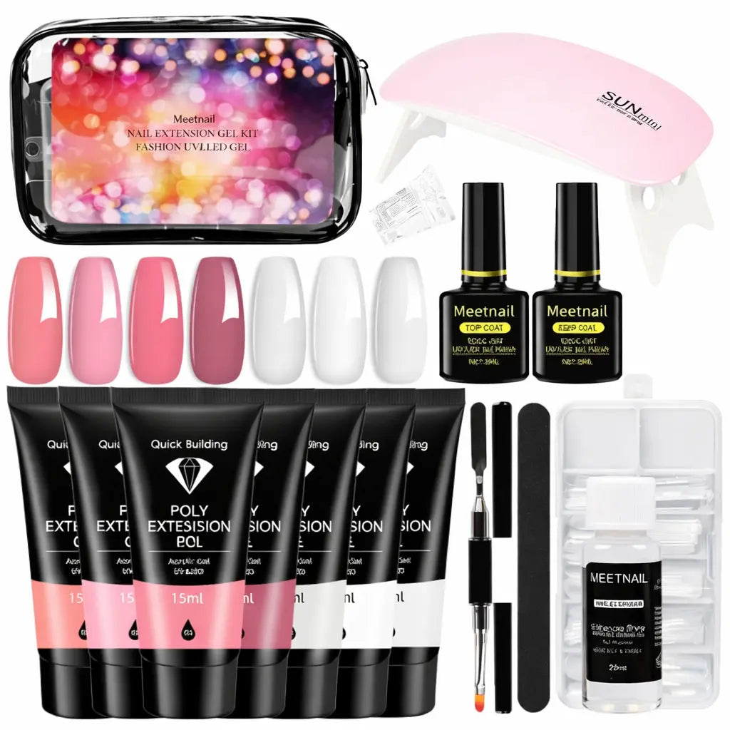 PolyGel komplet za profesionalnu nadogradnju noktiju - Vufri Shop