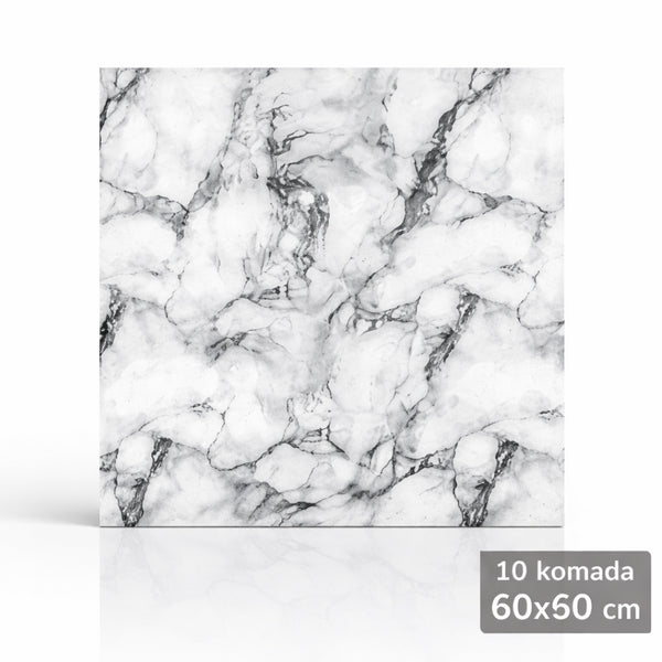 Samolepljive tapete (mermer stil) – 10 kom (60x60 cm)