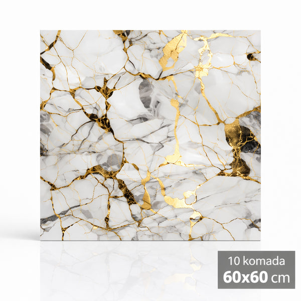 Samolepljive tapete (mermer stil) – 10 kom (60x60 cm)