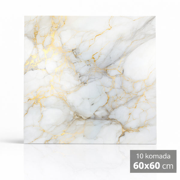 Samolepljive tapete (mermer stil) – 10 kom (60x60 cm)