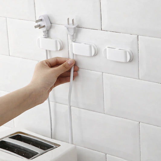 Držači za kablove (4kom) - bela boja - Vufri Shop