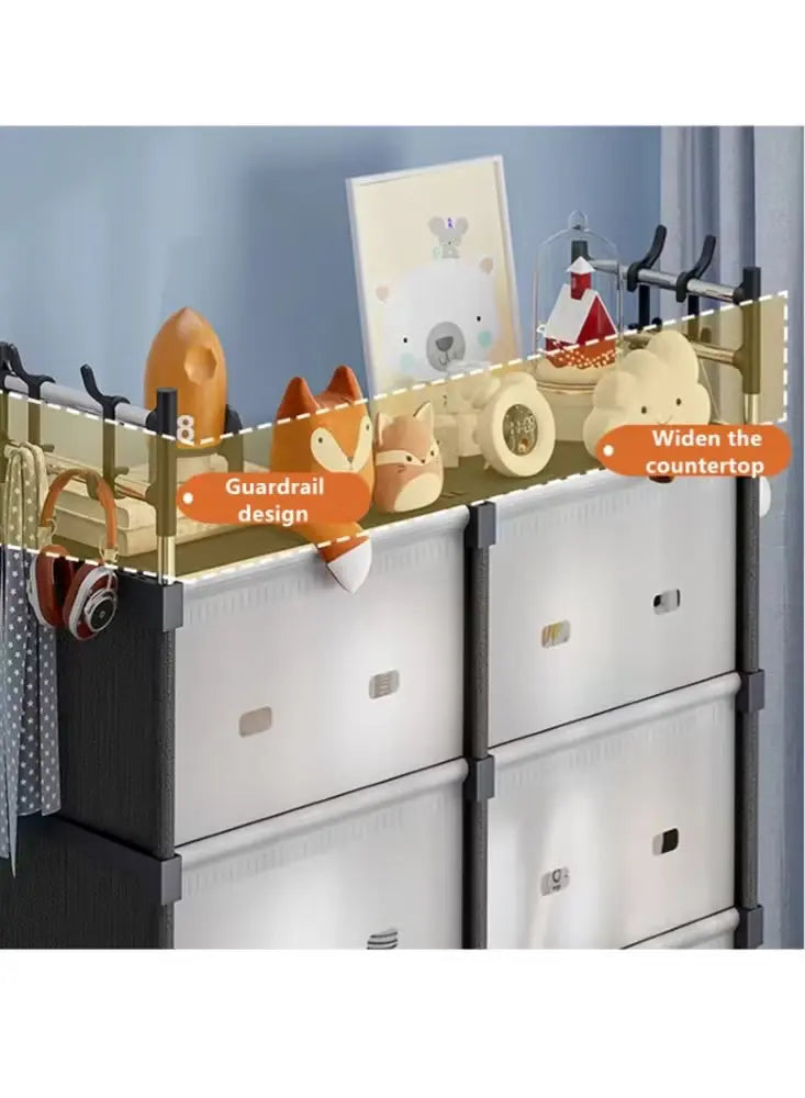 Ormar sa Policama – Lako Sklopiv, Sa Vratima, Idealno za Knjige i Dekor